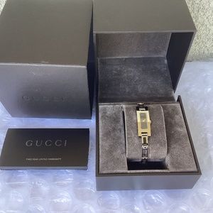 Gucci 3900L Ladies Watch Stainless Steel Used Preowned Condition